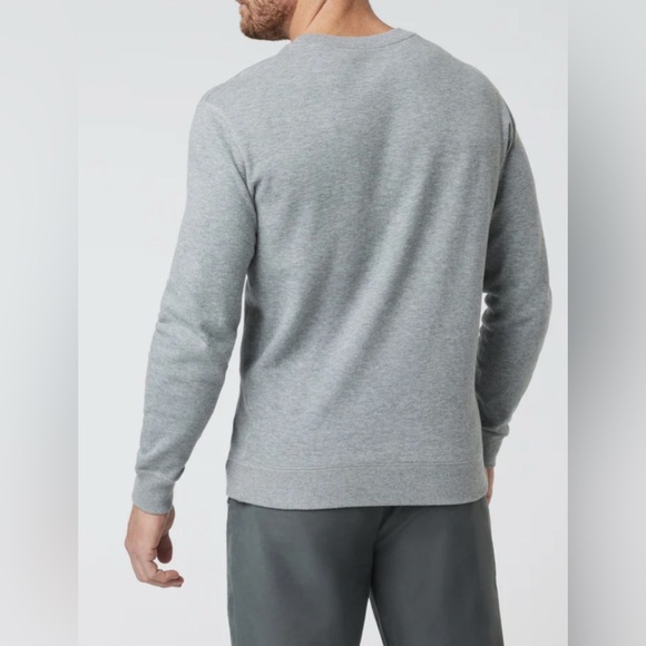 Vuori Jeffrey’s Long Sleeve Crewneck Pullover Heather Grey Size XXL - Picture 3 of 10